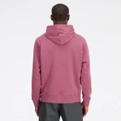 Sale Herre Essentials Varsity Fleece Hættetrøje Vasket Burgundy Træning|T-Shirts Og Undertrøjer