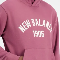Sale Herre Essentials Varsity Fleece Hættetrøje Vasket Burgundy Træning|T-Shirts Og Undertrøjer