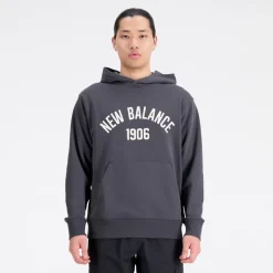 New Herre Essentials Varsity Fleece Hættetrøje Blacktop Træning|T-Shirts Og Undertrøjer