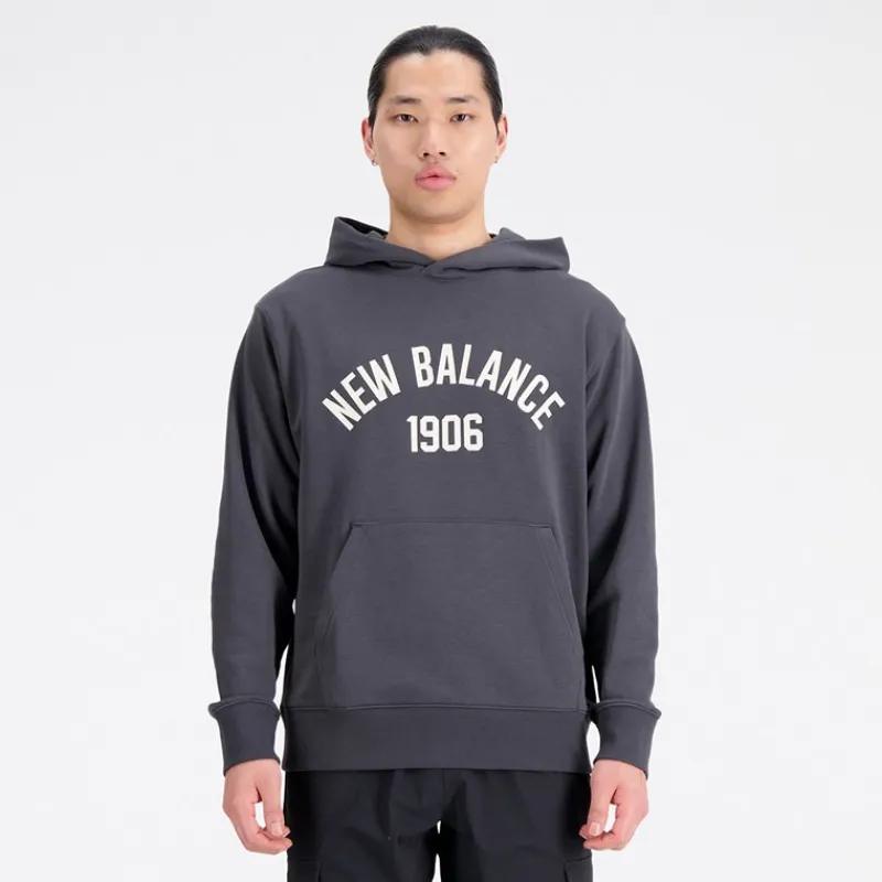 New Herre Essentials Varsity Fleece Hættetrøje Blacktop Træning|T-Shirts Og Undertrøjer