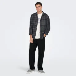 Clearance Herre Fade Løse Jeans Black Denim Jeans Og Bukser·Jeans