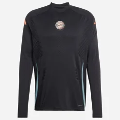 Hot Herre FCB FC Bayern München Pro Træningstop Sort Træning|T-Shirts Og Undertrøjer