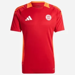 Hot Herre FCB FC Bayern München Trænings T-shirt Team Power Red 2 Træning|T-Shirts Og Undertrøjer