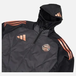 Hot Herre FCB Fc Bayern München Vinter Træningstop Sort Træning|T-Shirts Og Undertrøjer