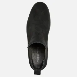 Discount Herre FC Suede Chelsea Støvler med Knopper Suede Støvler|Støvler