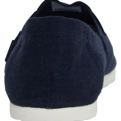 Clearance Herre FCUK Espadriller Marine Lærredgummisko|Lærredgummisko