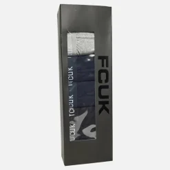 Sale Herre Fem Pakke FCUK Lang Boxer Underbukser FCUK 80 Sort /​ Marine /​ Lys Grå Melange /​ Sort /​ Marine Multipakker·Undertøj|Undertøj, Sokker Og Nattøj·Boxer Shorts