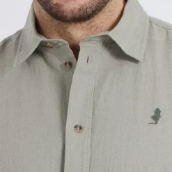 Sale Herre Fort Worth Skjorter med korte ærmer kakigrøn T-Shirts, Poloer Og Skjorter·Skjorter