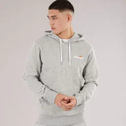 Best Herre Giffone Hættetrøje Light Grey Marl Træning|T-Shirts Og Undertrøjer