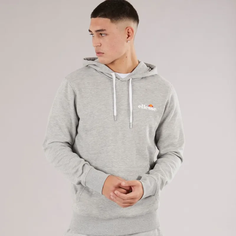Best Herre Giffone Hættetrøje Light Grey Marl Træning|T-Shirts Og Undertrøjer