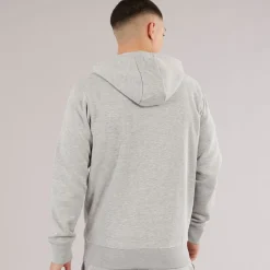 Best Herre Giffone Hættetrøje Light Grey Marl Træning|T-Shirts Og Undertrøjer