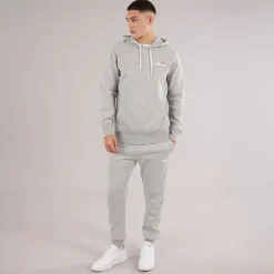 Best Herre Giffone Hættetrøje Light Grey Marl Træning|T-Shirts Og Undertrøjer