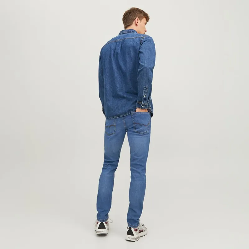 Clearance Herre Glenn Original SQ 223 Noos Jeans Blue Denim Jeans Og Bukser·Slim Jeans|Jeans Og Bukser·Jeans
