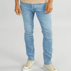 Best Herre Glenn 334 Slim Fit Jeans Blå Denim Jeans Og Bukser·Slim Jeans|Jeans Og Bukser·Jeans