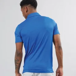 Herre Golf Icon Heather 2.0 Left Chest Kortærmet poloer Blå T-Shirts, Poloer Og Skjorter·Poloer