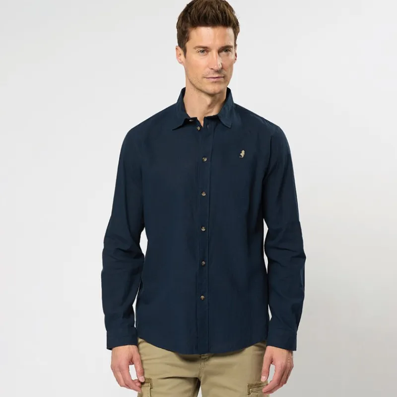 Herre Grand Prairie Langærmet shirts Flade T-Shirts, Poloer Og Skjorter·Skjorter
