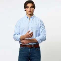 Discount Herre Greg Skjorte Light Blue T-Shirts, Poloer Og Skjorter·Skjorter