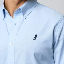 Discount Herre Greg Skjorte Light Blue T-Shirts, Poloer Og Skjorter·Skjorter