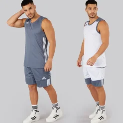 Hot Herre 3G Speed Reversible Basketball Shorts Onix/​Hvid Shorts Og Badetøj·Sport Shorts|Shorts