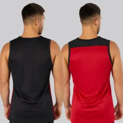 Hot Herre 3G Speed Vendbar Basketball Trøje Sort/​Power Red T-Shirts Og Undertrøjer|T-Shirts, Poloer Og Skjorter·T-Shirts Og Undertrøjer