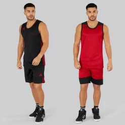 Hot Herre 3G Speed Vendbar Basketball Trøje Sort/​Power Red T-Shirts Og Undertrøjer|T-Shirts, Poloer Og Skjorter·T-Shirts Og Undertrøjer