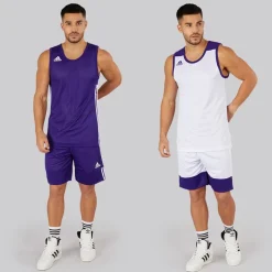 Best Herre 3G Speed Vendbare Basketball Shorts Collegiate Purple/​Hvid Træning|Shorts Og Badetøj·Sport Shorts