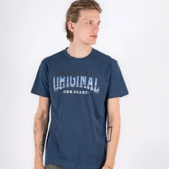 Clearance Herre Guido T-shirts Blå T-Shirts, Poloer Og Skjorter·T-Shirts Og Undertrøjer