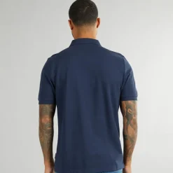 Sale Herre House Mod Kortærmet poloer Blå T-Shirts, Poloer Og Skjorter·Poloer