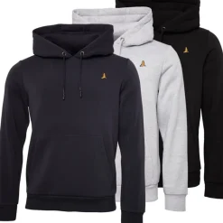 Discount Herre Howard 3-pak Hoodies Sort/​Grå/​Blå Multipakker·Hættetrøjer Og Sweatshirts|Hættetrøjer Og Sweatshirts·Hættetrøjer