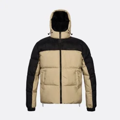 Clearance Herre Hættejakke Khaki /​ Sort Jakker Og Frakker·Lette Jakker|Jakker Og Frakker·Jakker Og Frakker