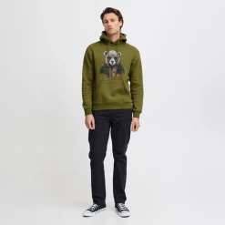Outlet Herre Hættetrøje Capulet Olive Hættetrøjer Og Sweatshirts·Hættetrøjer