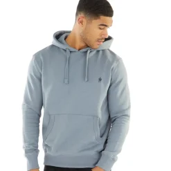 Sale Herre hættetrøje Lyseblå/​Marine Hættetrøjer Og Sweatshirts·Hættetrøjer