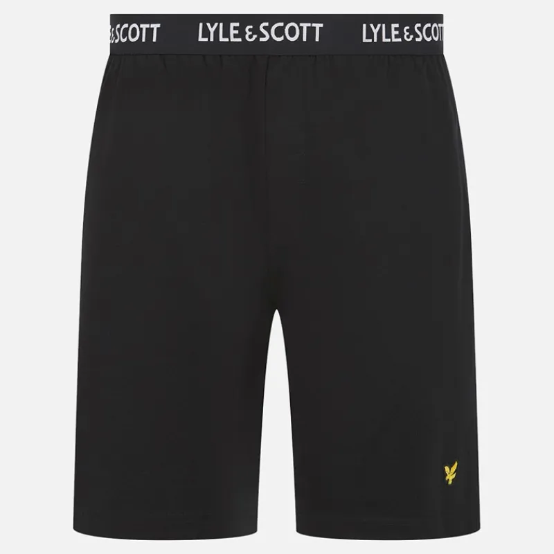 Hot Herre Hugo Langærmet Bluse Og Shorts Lounge Sæt Climbing Ivy/Sort Undertøj, Sokker Og Nattøj·Nattøj