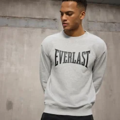 New Herre Ikoniske Maksimeret Sweatshirt Lysegrå Mel Hættetrøjer Og Sweatshirts·Sweatshirts