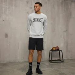 New Herre Ikoniske Maksimeret Sweatshirt Lysegrå Mel Hættetrøjer Og Sweatshirts·Sweatshirts