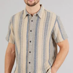 Online Herre Inrafko Kortærmet Skjorte Beige T-Shirts, Poloer Og Skjorter·Skjorter
