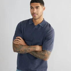 Online Herre James Strik Polo Skjorte Navy Blazer T-Shirts, Poloer Og Skjorter·Poloer