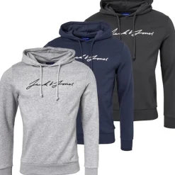 Best Herre Jax 3-pak Sweat Hoodies Tap Sko/​Lysegrå Melange/​Marineblå Blazer Multipakker·Hættetrøjer Og Sweatshirts|Hættetrøjer Og Sweatshirts·Hættetrøjer