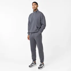 Discount Herre Joggingbukser Afslappet Pasform Koksgrå Jeans Og Bukser·Joggingbukser|Træningsdragter Og Joggingbukser·Joggingbukser