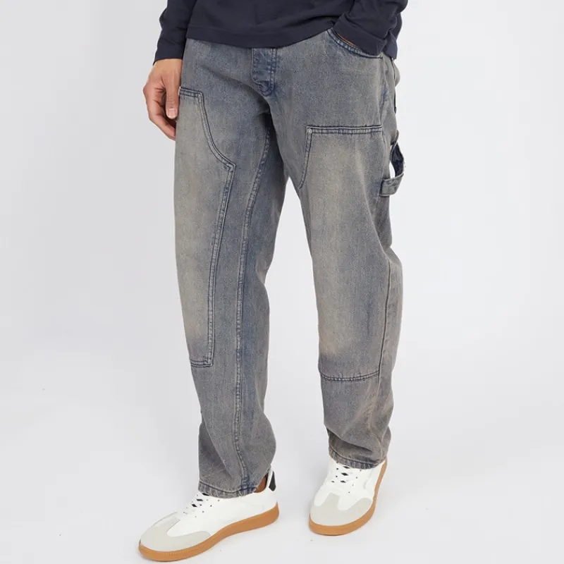 Outlet Herre Joiner Carpenter Løstsiddende Jeans Mb Blå Vask Jeans Og Bukser·Jeans
