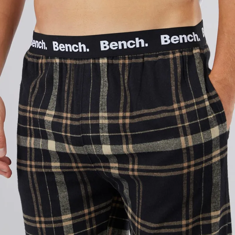 Clearance Herre Kaplan Flanelternede Lounge Bukser Sort / Taupe / Sten / Stengrå Tern Undertøj, Sokker Og Nattøj·Nattøj