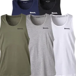 Discount Herre Kirwan Fempak Veste Sort/​Hvid/​Kakifarvet/​Grå Melange/​Blå T-Shirts, Poloer Og Skjorter·Multipakker|Multipakker·T-Shirts Og Undertrøjer