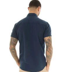 Hot Herre Klassisk Kortærmet Oxford Skjorte Blå Blazer T-Shirts, Poloer Og Skjorter·Skjorter