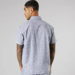 Hot Herre kortærmet skjorte True Black Melange T-Shirts, Poloer Og Skjorter·Skjorter