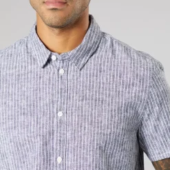 Hot Herre kortærmet skjorte True Black Melange T-Shirts, Poloer Og Skjorter·Skjorter