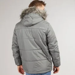 Sale Herre Koufax Vatteret Parka Stålgrå/​Sort Jakker Og Frakker·Jakker Og Frakker