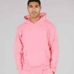 Herre Kreative Let Oversized Hoodie Bubblegum Pink Hættetrøjer Og Sweatshirts·Hættetrøjer