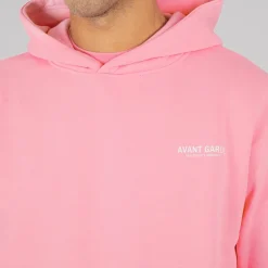 Herre Kreative Let Oversized Hoodie Bubblegum Pink Hættetrøjer Og Sweatshirts·Hættetrøjer