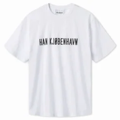 Outlet Herre Logo Boxy T-Shirt Optisk T-Shirts, Poloer Og Skjorter·T-Shirts Og Undertrøjer