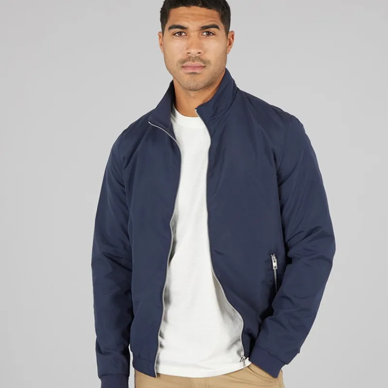 Hot Herre Mash Harrington Jakke Blå Blazer Jakker Og Frakker·Jakker Og Frakker